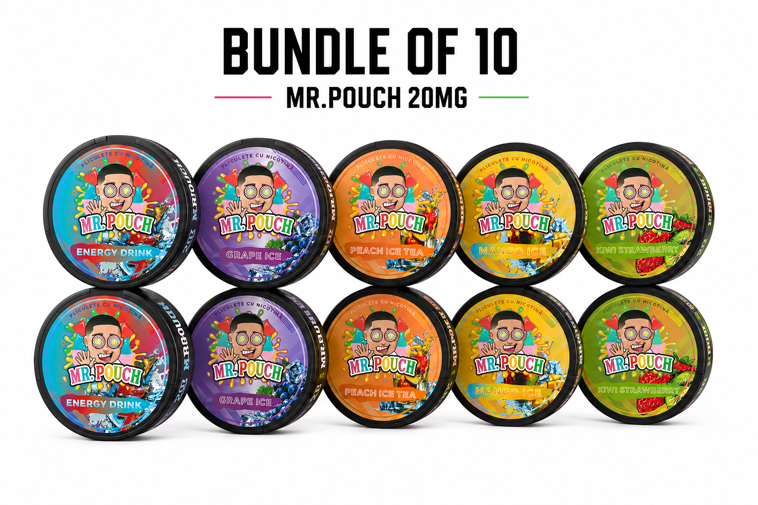 Bundle of 10: Mr.Pouch 20mg
