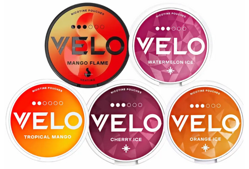 Bundle of 5 VELO 10mg Tropical nicotine pouches